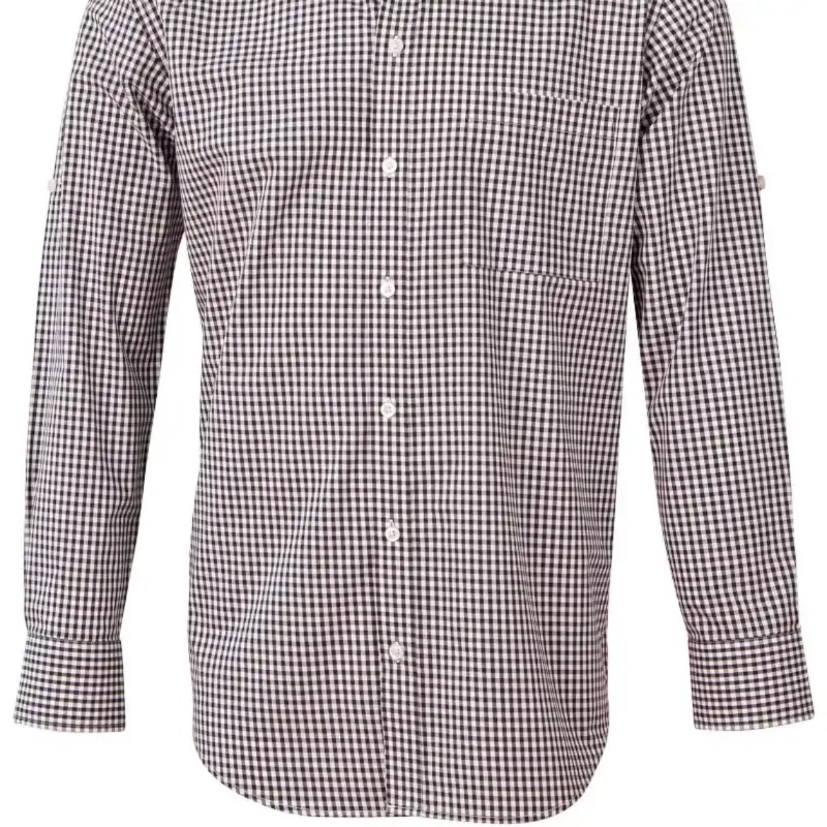 Picture of Winning Spirit, Mens Gingham Check L/S Shirt